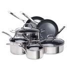10-Piece EarthPan Stainless Steel Cookware Set