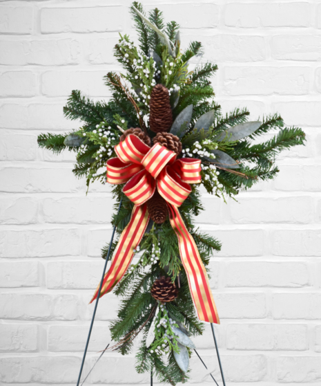 Silk Christmas Cross