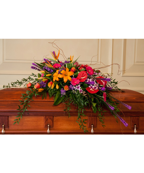 Tropical Casket Spray