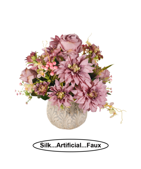 Purple Petals (Silk/ Artificial)