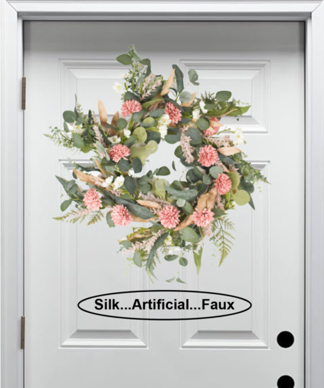 SPRING FLOWER SILK WREATH