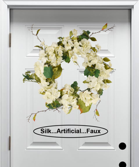 Silk Hydrangea Wreath