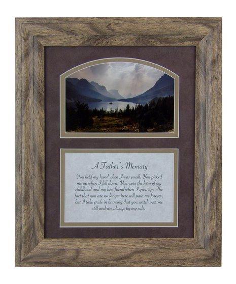 A Father's Memory Framed Plaque