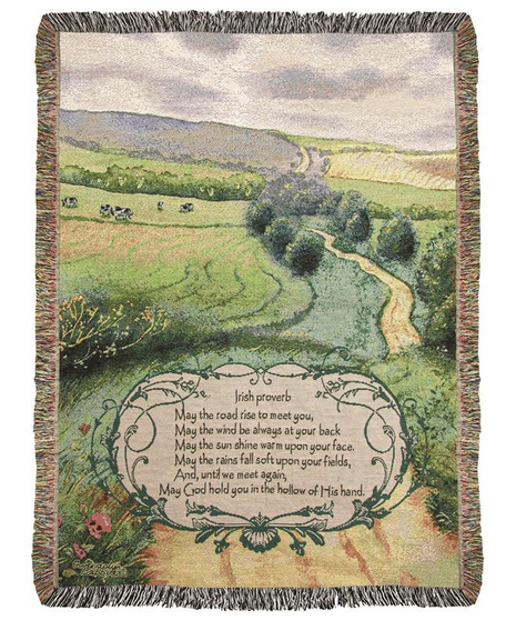 Irish Proverb with path scene