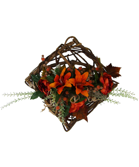 Artful Autumn Silk/Dried Wreath