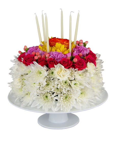 Beautiful Birthday Floral Cake