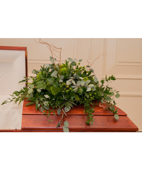 Greenery Casket Spray