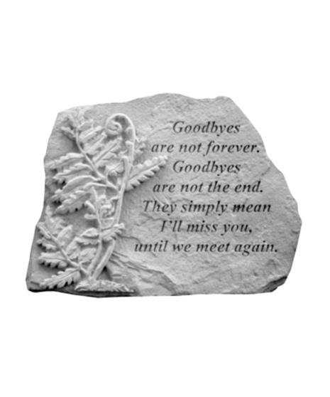 Stepping Stone: Goodbyes are not forever...