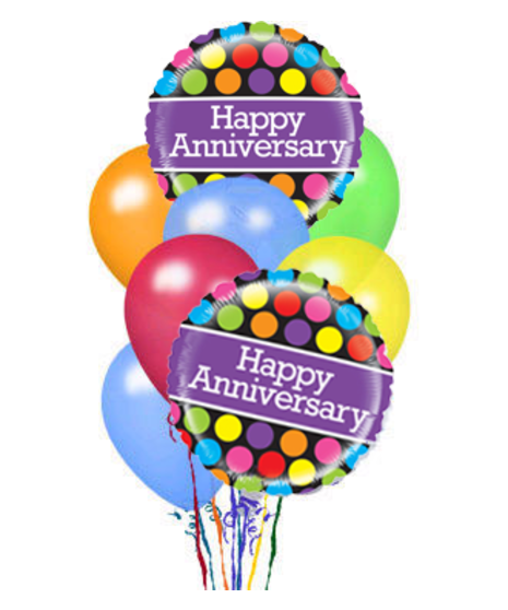Happy Anniversary Balloon Bouquet