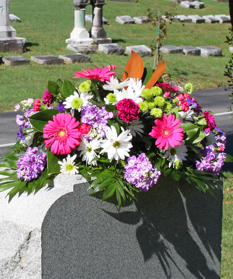 Spring/Summer Fresh Flower Cemetery Saddle