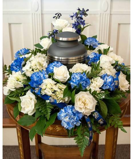 UK Theme Cremation Wreath