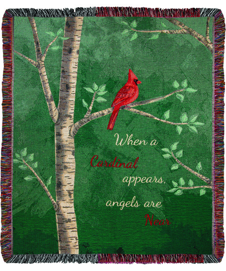 When a Cardinal Appears afghan
